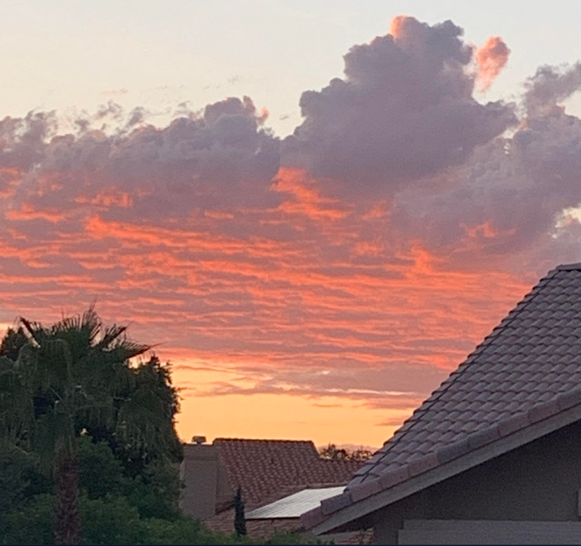 Sunset from my driveway.