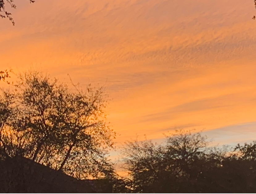 A monsoon sunset from the 101.