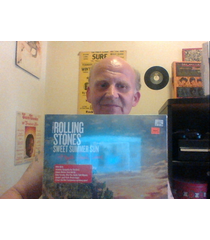 Listening to the new album (on vinyl) of the "Rolling Stones"