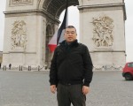 At the Arc de Triomphe,